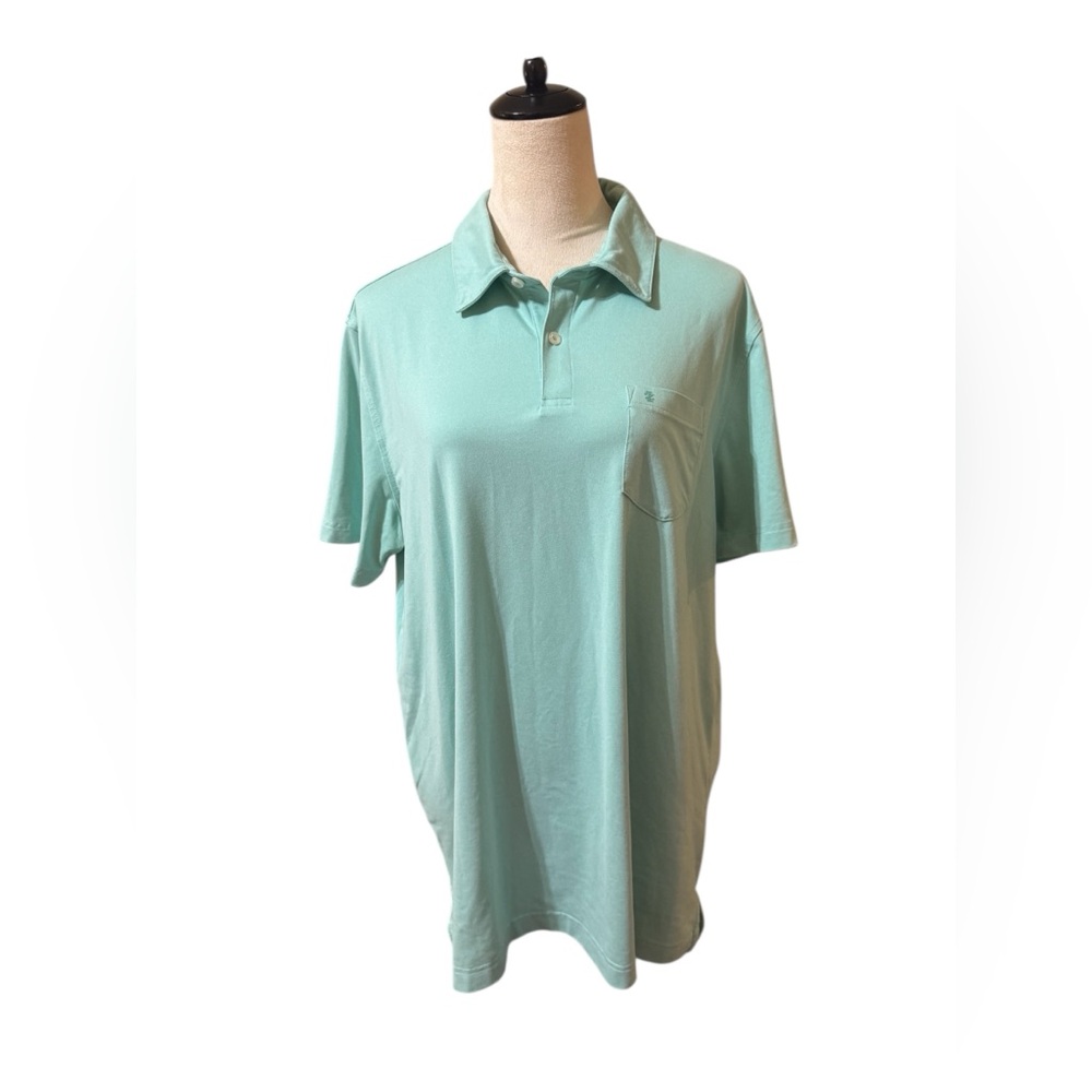 Izod Men's Light Green Polo Shirt
